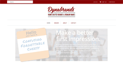 Desktop Screenshot of dynabrands.com